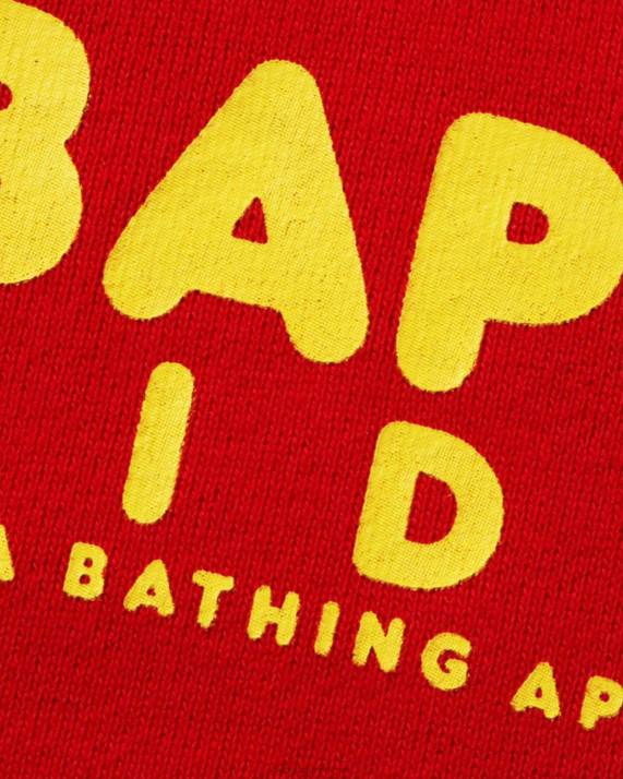 A Bathing Ape børn baby milo hættetrøje med lynlås HH6J1626 knaldrød
