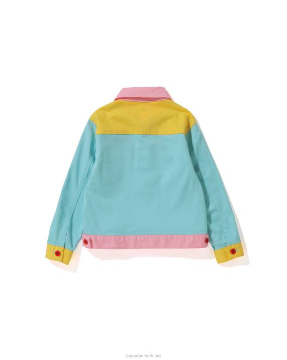 A Bathing Ape børn baby milo knap fluejakke HH6J1726 caise