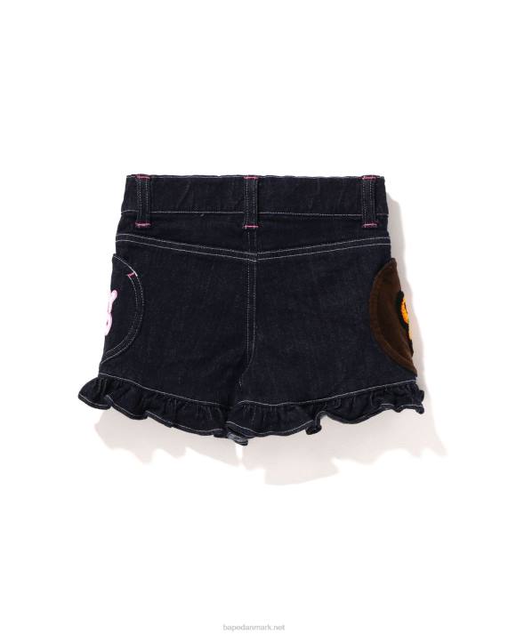 A Bathing Ape børn baby milo pocket fill shorts HH6J1600 Marine blå