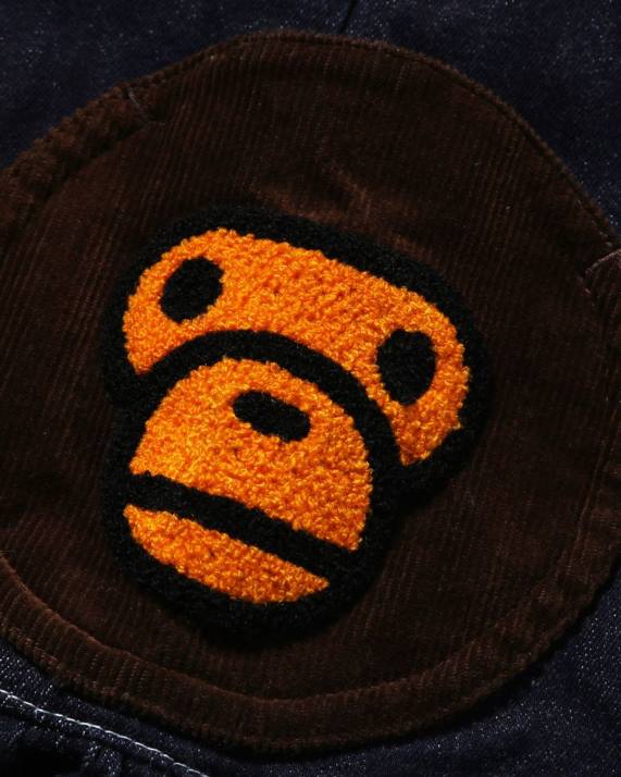 A Bathing Ape børn baby milo pocket fill shorts HH6J1600 Marine blå