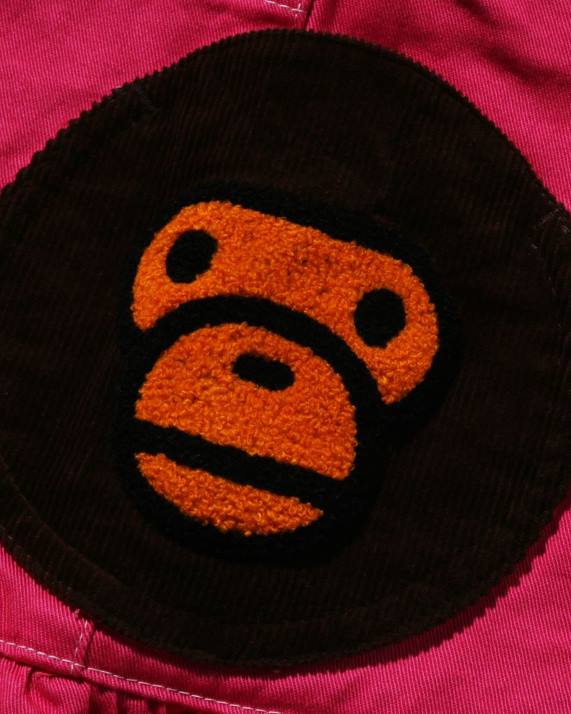 A Bathing Ape børn baby milo pocket fill shorts HH6J1601 karminrose