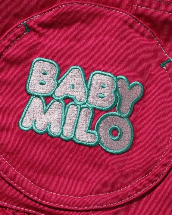 A Bathing Ape børn baby milo pocket fill shorts HH6J1601 karminrose