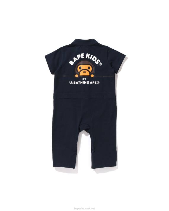 A Bathing Ape børn baby milo racerbukser HH6J1733 Marine blå