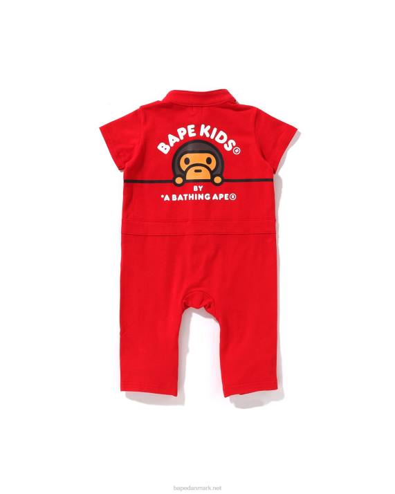 A Bathing Ape børn baby milo racerbukser HH6J1734 knaldrød