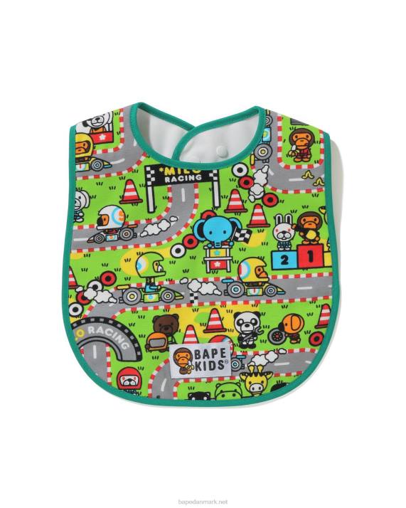 A Bathing Ape børn baby milo racerhagesmæk HH6J1716 lysegrøn