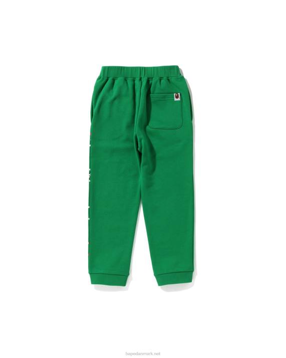 A Bathing Ape børn baby milo racing friends joggingbukser HH6J1732 påfuglegrøn