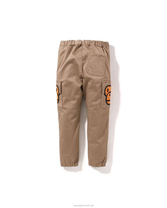 A Bathing Ape børn baby milo sidelomme ansigtsbukser HH6J1598 beige
