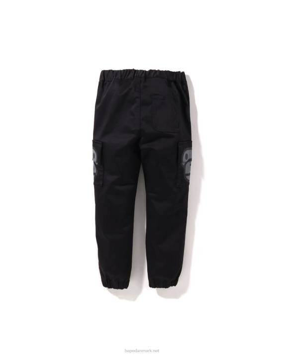 A Bathing Ape børn baby milo sidelomme ansigtsbukser HH6J1599 sort