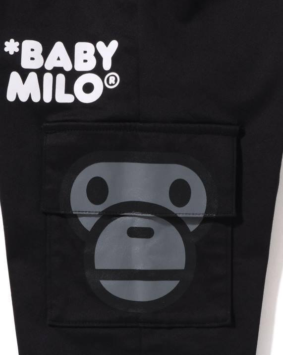 A Bathing Ape børn baby milo sidelomme ansigtsbukser HH6J1599 sort