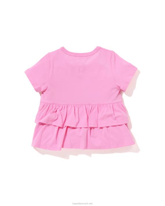 A Bathing Ape børn baby milo strawberry flæse-t-shirt HH6J1277 lyserød