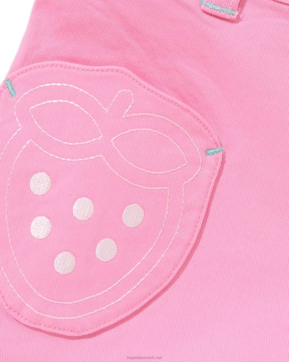 A Bathing Ape børn baby milo strawberry frill shorts HH6J1417 lyserød