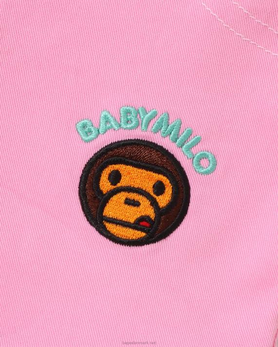 A Bathing Ape børn baby milo strawberry frill shorts HH6J1417 lyserød