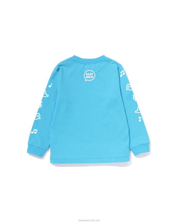 A Bathing Ape børn baby milo taleballon t-shirt 2 HH6J1483 blå