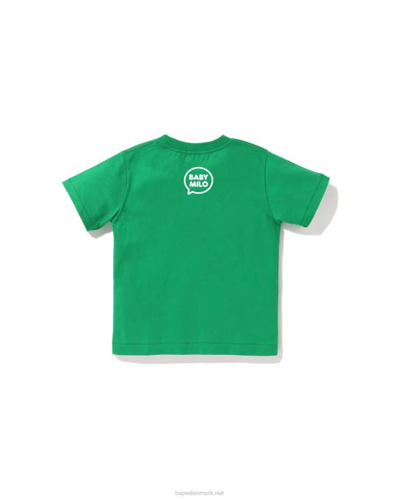 A Bathing Ape børn baby milo taleballon t-shirt 4 HH6J1562 smaragd