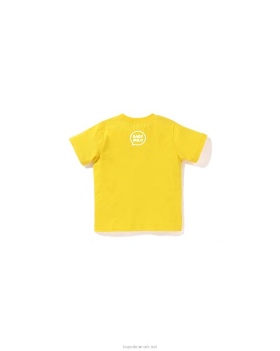 A Bathing Ape børn baby milo taleballon t-shirt 4 HH6J1563 gul