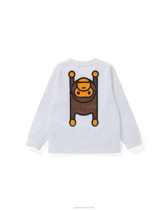 A Bathing Ape børn baby milo tæppe t-shirt HH6J1739 hvid