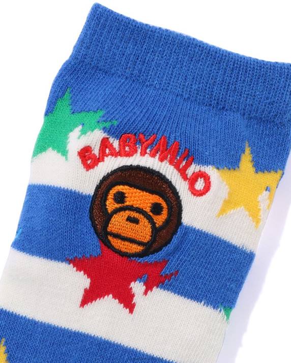 A Bathing Ape børn bøjle baby milo sta sokker HH6J1414 blå