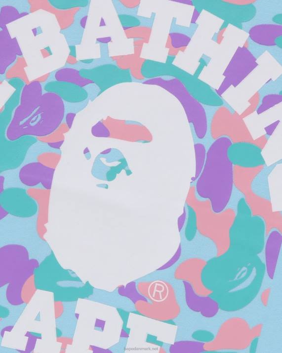 A Bathing Ape børn college lagdelt flæsetrøje HH6J1406 lyseblå