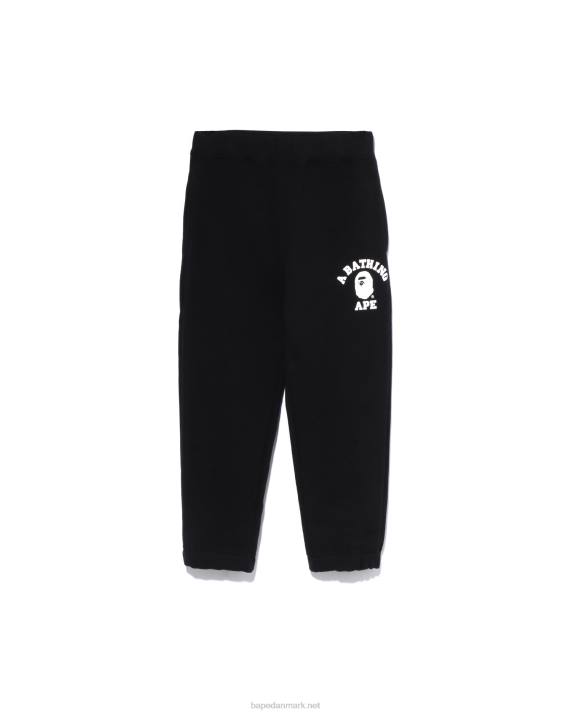 A Bathing Ape børn college sweat bukser HH6J1444 sort