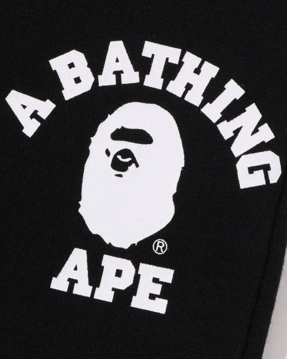 A Bathing Ape børn college sweat bukser HH6J1444 sort