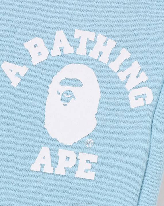 A Bathing Ape børn college sweat bukser HH6J1445 lyseblå