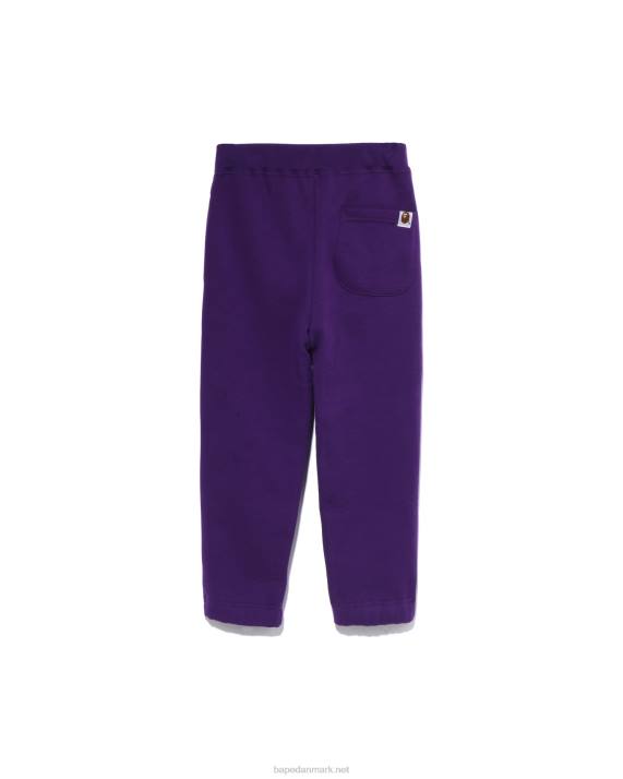 A Bathing Ape børn college sweat bukser HH6J1446 lilla