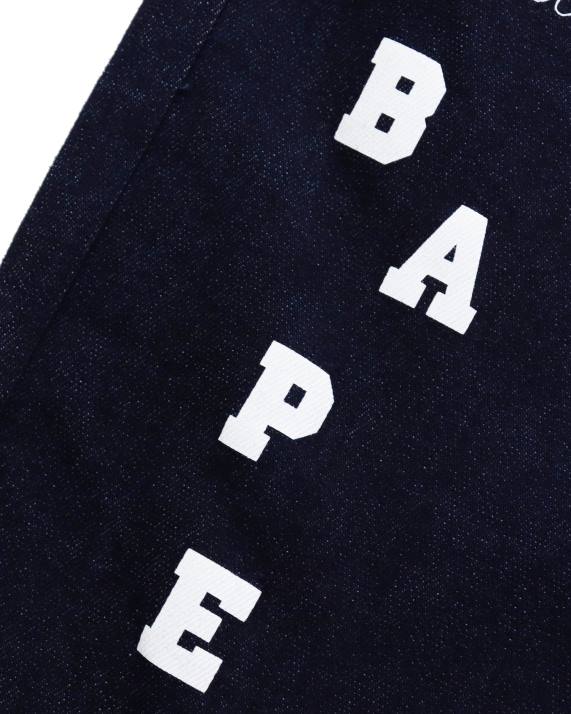 A Bathing Ape børn denimbukser med flere print HH6J1761 Marine blå