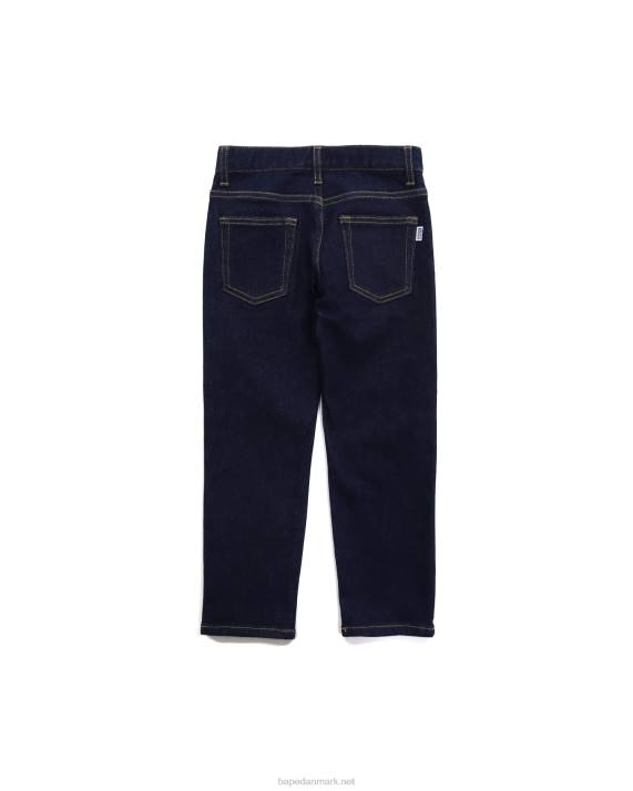 A Bathing Ape børn denimbukser med flere print HH6J1765 denim