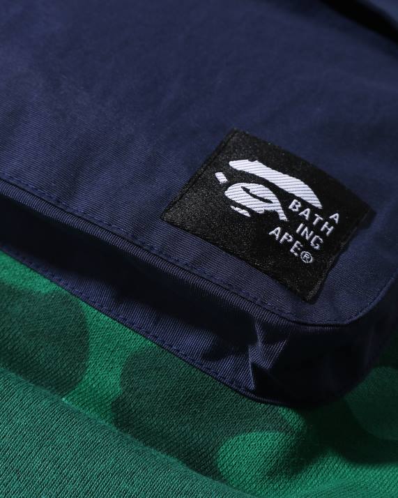 A Bathing Ape børn farve camo lomme løs pasform rund hals jr HH6J1633 smaragd