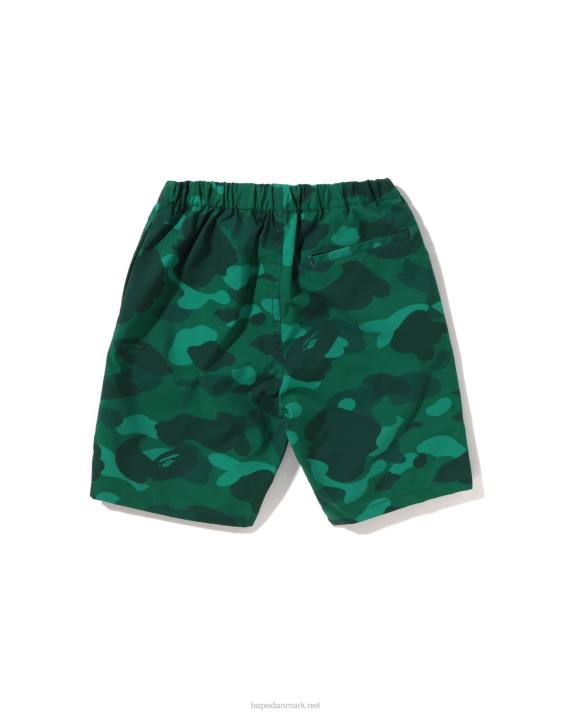 A Bathing Ape børn farve camo mesh lommeshorts HH6J1596 smaragd