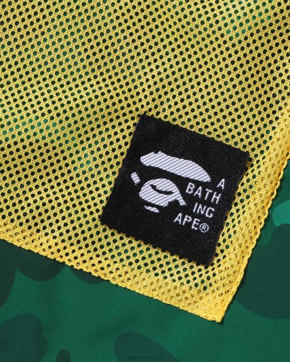 A Bathing Ape børn farve camo mesh lommeshorts HH6J1596 smaragd