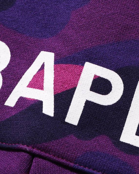 A Bathing Ape børn farve camo oversized sweat sarouel shorts HH6J1638 lilla