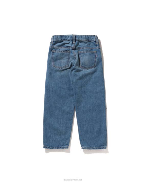 A Bathing Ape børn farve camo patched beskadigede denimbukser HH6J1630 denim