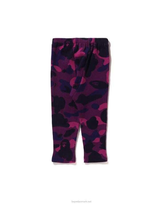 A Bathing Ape børn farve camo termobukser HH6J1425 lilla