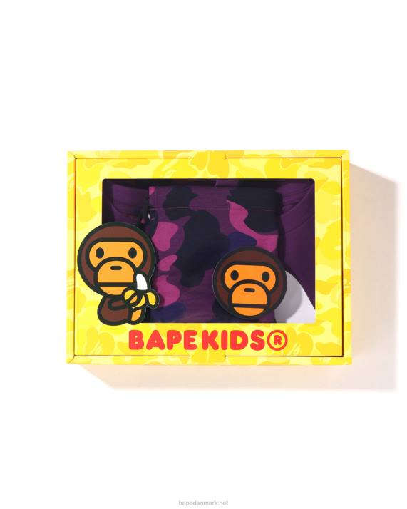 A Bathing Ape børn farve camo ved badning gavesæt HH6J1636 lilla