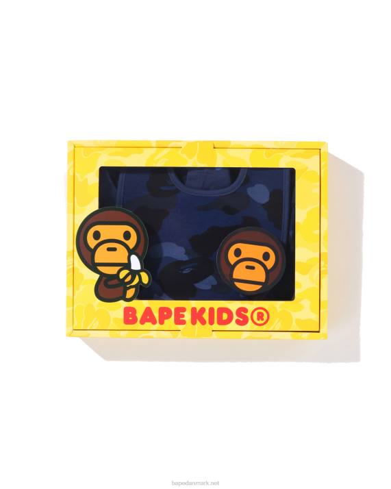 A Bathing Ape børn farve camo ved badning gavesæt HH6J1639 Marine blå