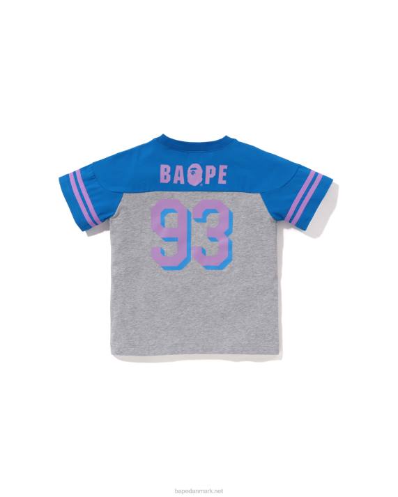 A Bathing Ape børn fodbold t-shirt HH6J1313 blå