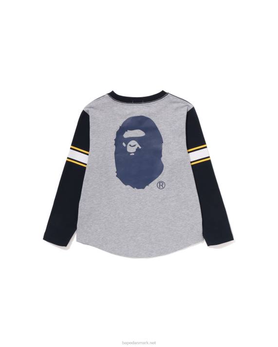 A Bathing Ape børn fodbold t-shirt HH6J1513 grå