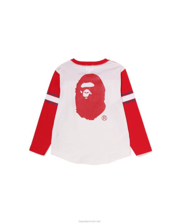A Bathing Ape børn fodbold t-shirt HH6J1514 hvid