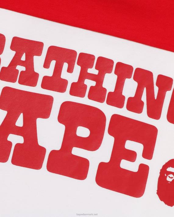 A Bathing Ape børn fodbold t-shirt HH6J1514 hvid