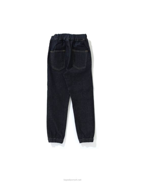 A Bathing Ape børn haj denim joggerbukser HH6J1794 denim