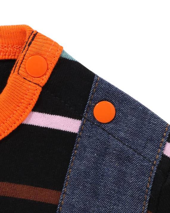 A Bathing Ape børn hoop baby milo seler bukser lagdelte bukser HH6J1449 sort