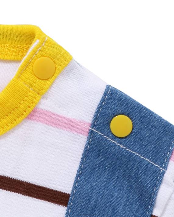 A Bathing Ape børn hoop baby milo seler bukser lagdelte bukser HH6J1450 hvid