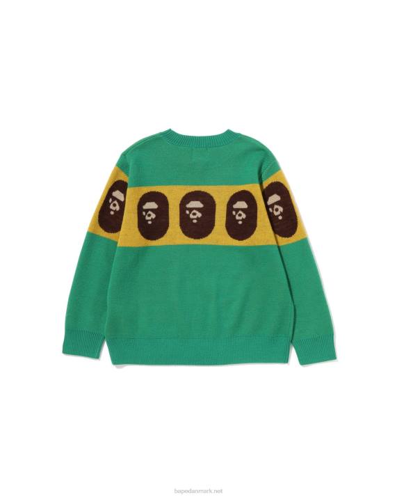 A Bathing Ape børn hovedstrik HH6J1526 lysegrøn