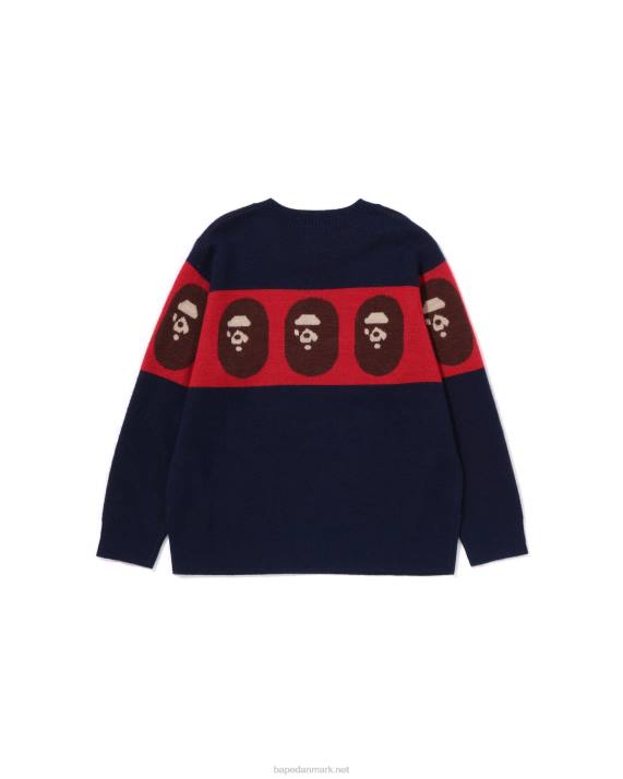 A Bathing Ape børn hovedstrik HH6J1527 Marine blå
