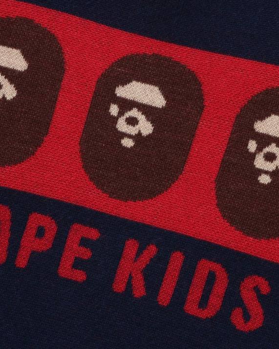 A Bathing Ape børn hovedstrik HH6J1527 Marine blå
