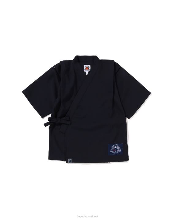 A Bathing Ape børn japan jinbei dragt HH6J1334 Marine blå