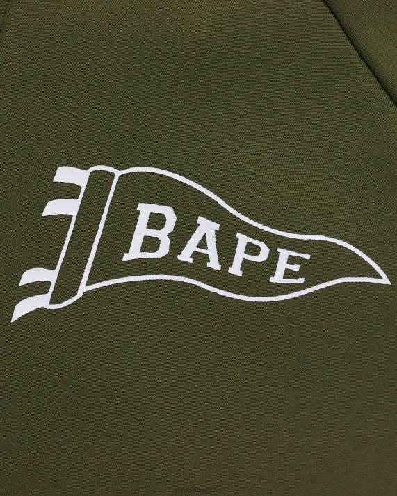 A Bathing Ape børn jersey top HH6J1789 militærgrøn