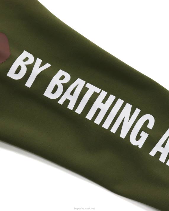 A Bathing Ape børn jersey top HH6J1789 militærgrøn