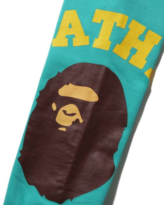 A Bathing Ape børn kæmpe college sweat pants HH6J1536 mynte